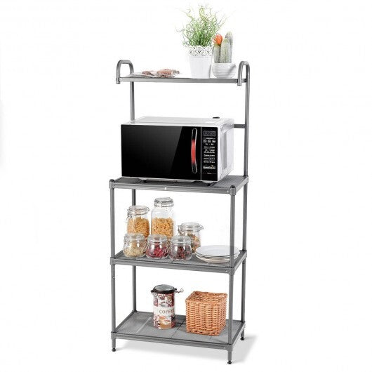 4-Tier Baker's Rack Stand Shelves Kitchen Storage Rack Organizer