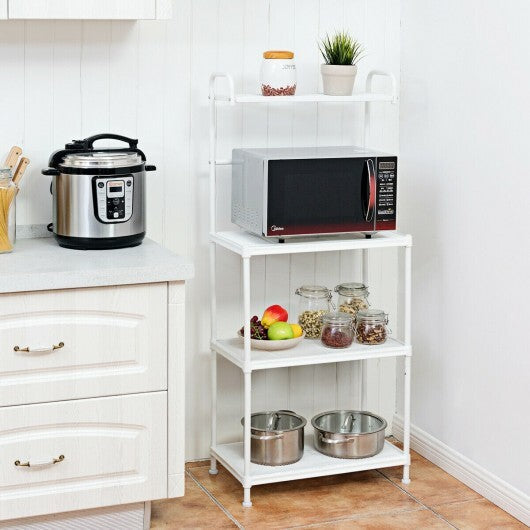 4-Tier Baker's Rack Stand Shelves Kitchen Storage Rack Organizer
