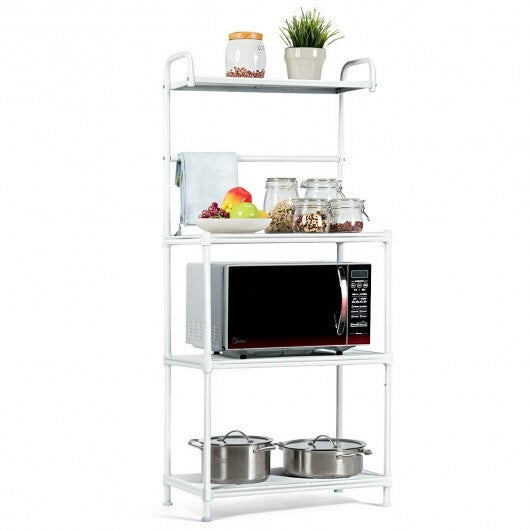 4-Tier Baker's Rack Stand Shelves Kitchen Storage Rack Organizer