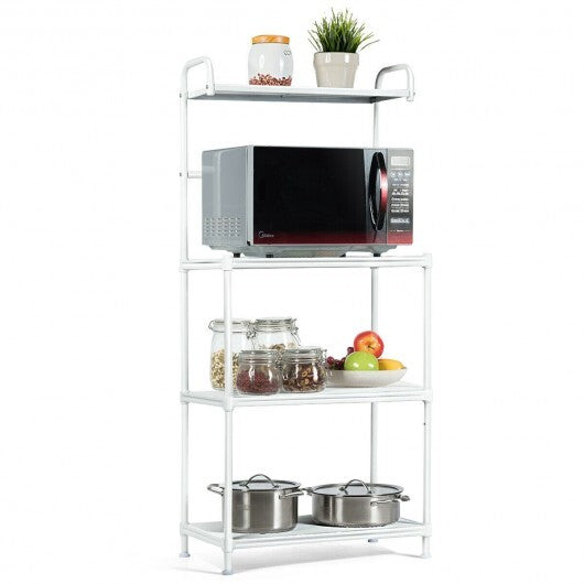 4-Tier Baker's Rack Stand Shelves Kitchen Storage Rack Organizer