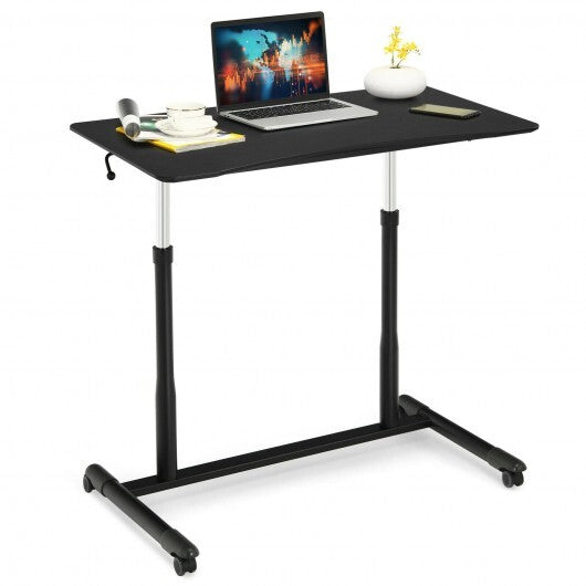 Height Adjustable Computer Desk Sit to Stand Rolling Table