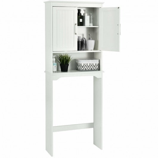 Over Toilet Space Saver Bathroom Organizer with Storage Cabinet