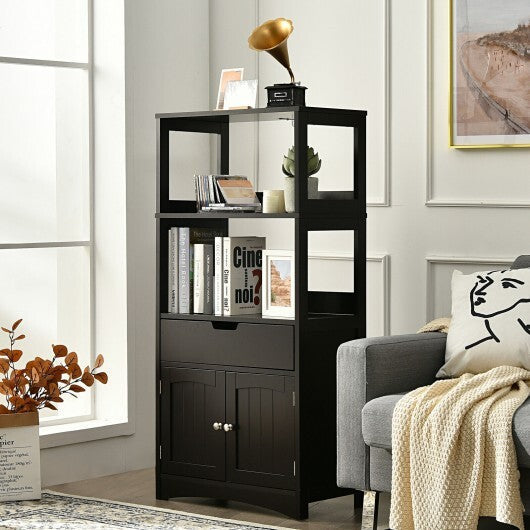 Bathroom Storage Cabinet with Drawer and Shelf Floor Cabinet
