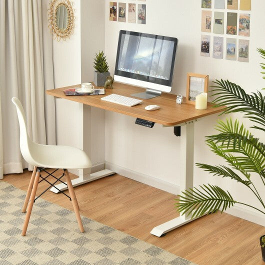 Electric Height Adjustable Standing Desk with Memory Controller-Black
