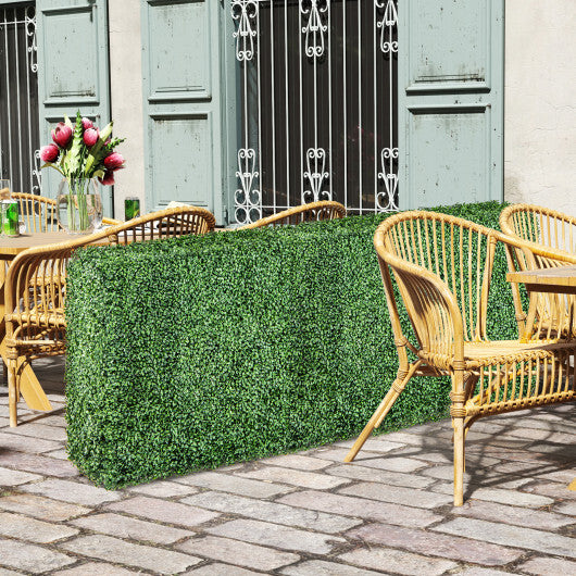 Faux Greenery Room Divider Decorative Privacy Screen Fence Hedge Wall-M