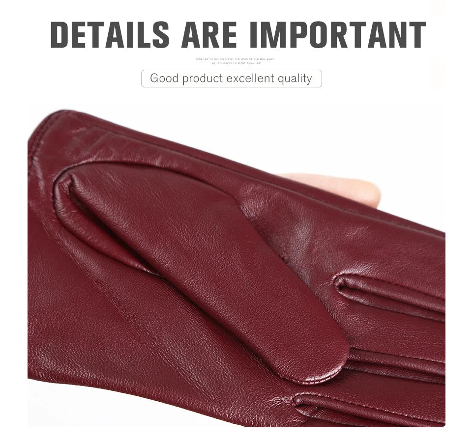 Fashion color Apparel Accessories women's leather gloves,comfortable short Women mitten,warm winter gloves women-2001