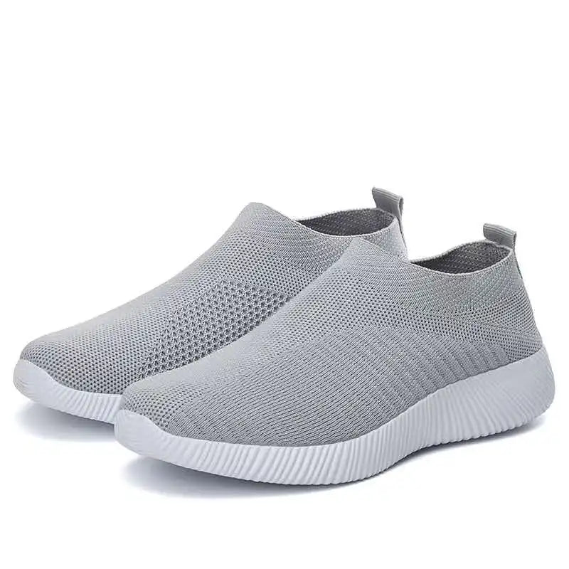 Comfortable Slip On Women Sneakers Walking Flats Size 42