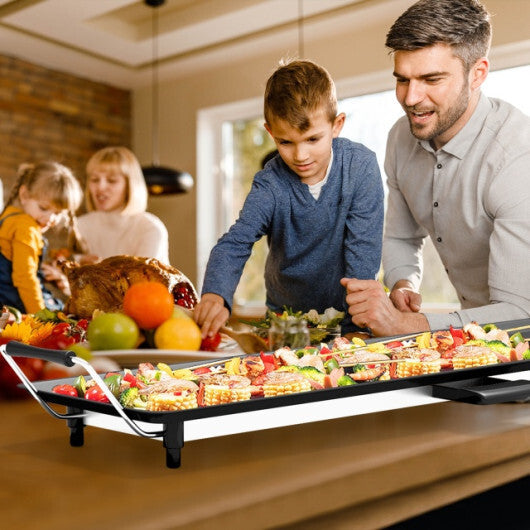 35 Inch Electric Griddle with Healthy Cooking and Easy Maintenance