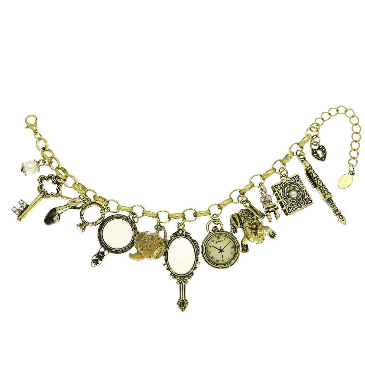 Clearance_Cat Pendant Charm Chain Link Bracelets For Women Cowgirl Cuff Bangles Fashion Jewelry Egyptian Bastet Pulseira Accesso