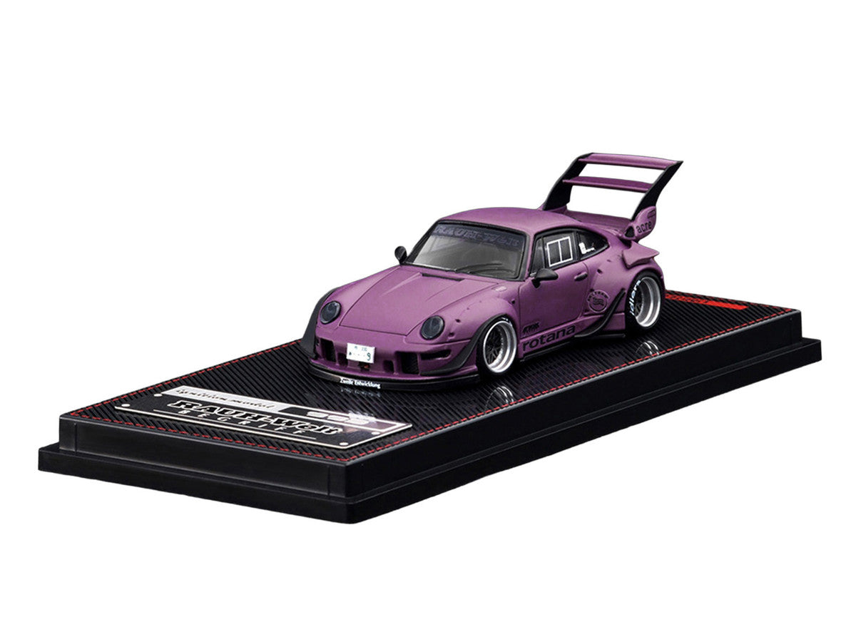 RWB 993 "Rotana" Matt Purple 1/64 Diecast Model Car by Ignition Model