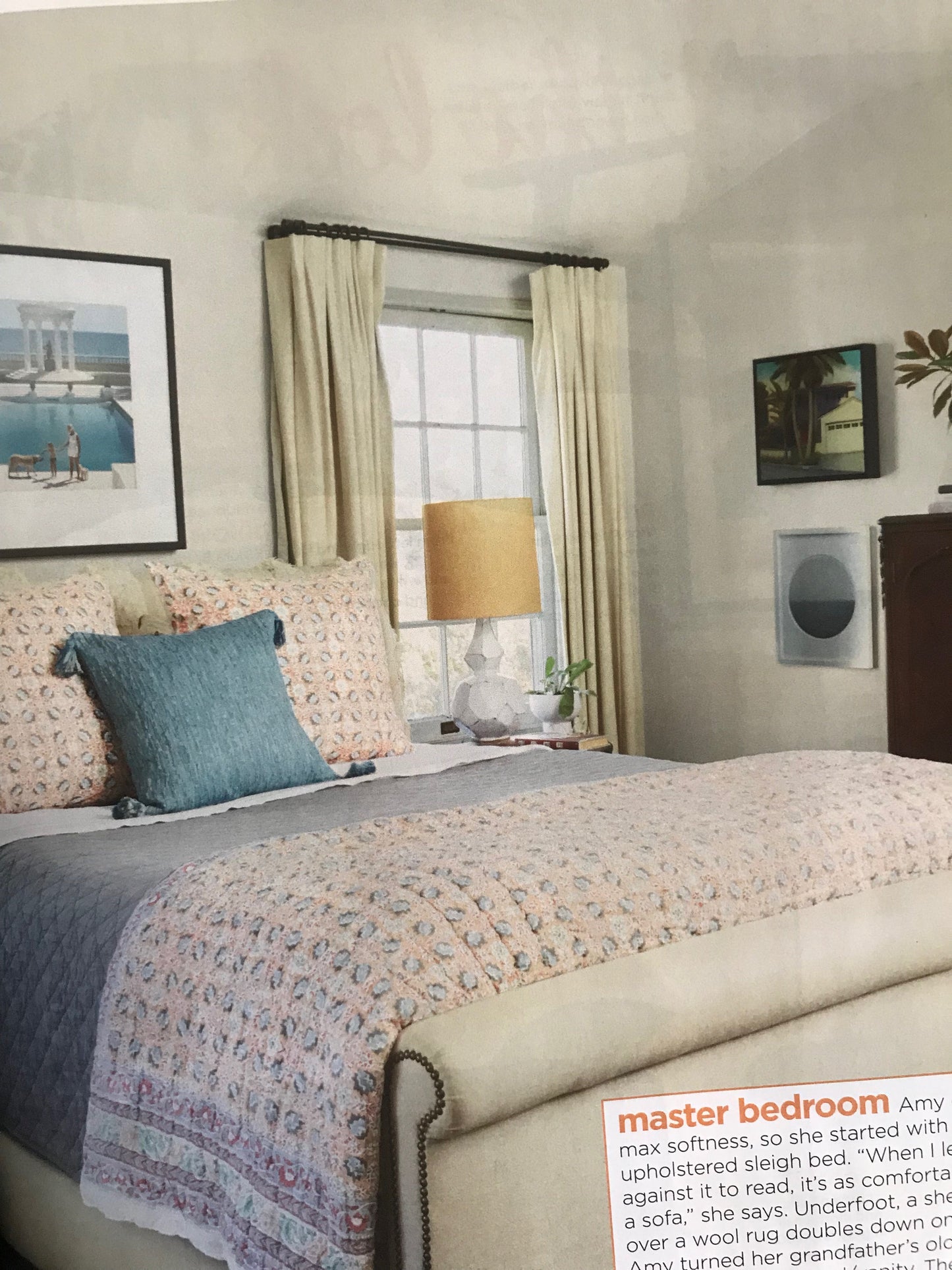 Made to order: Antigua Pillow - Ocean Tie Dye 20"x20"