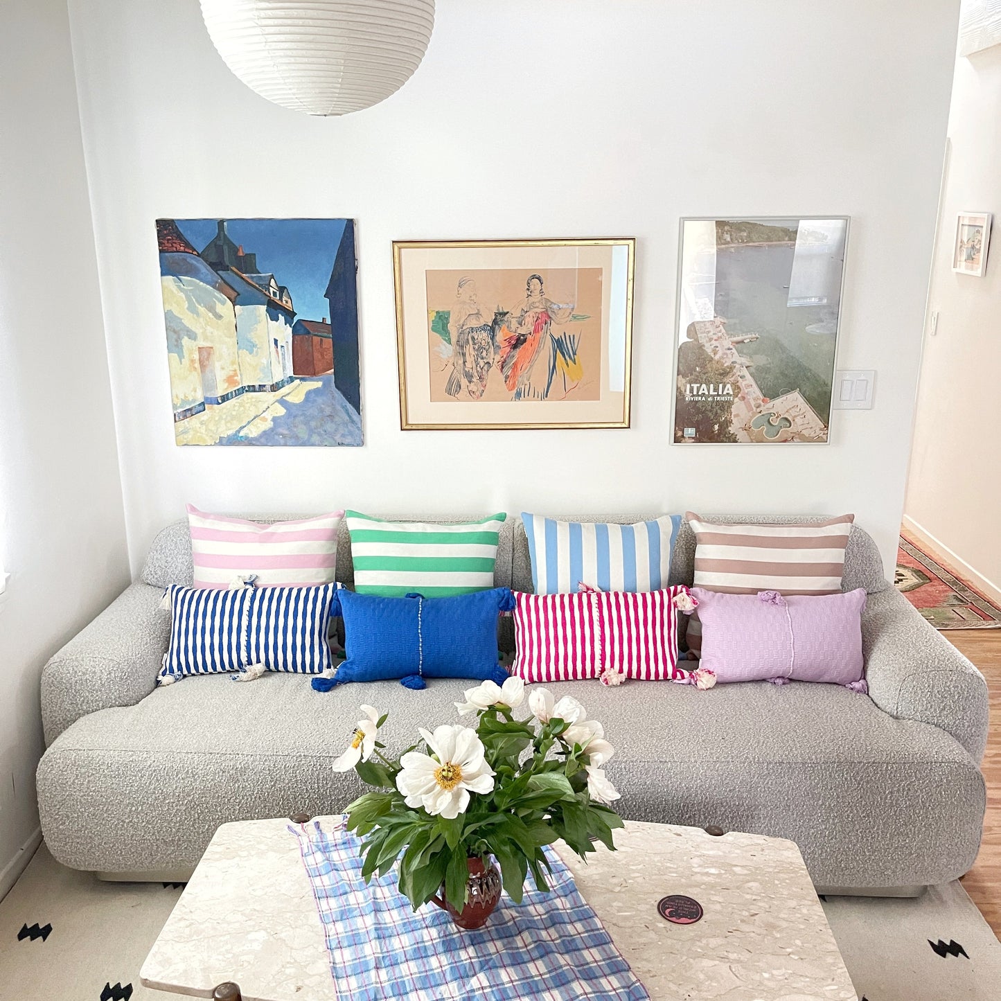 Santiago Cabana Stripe - Kelly Green