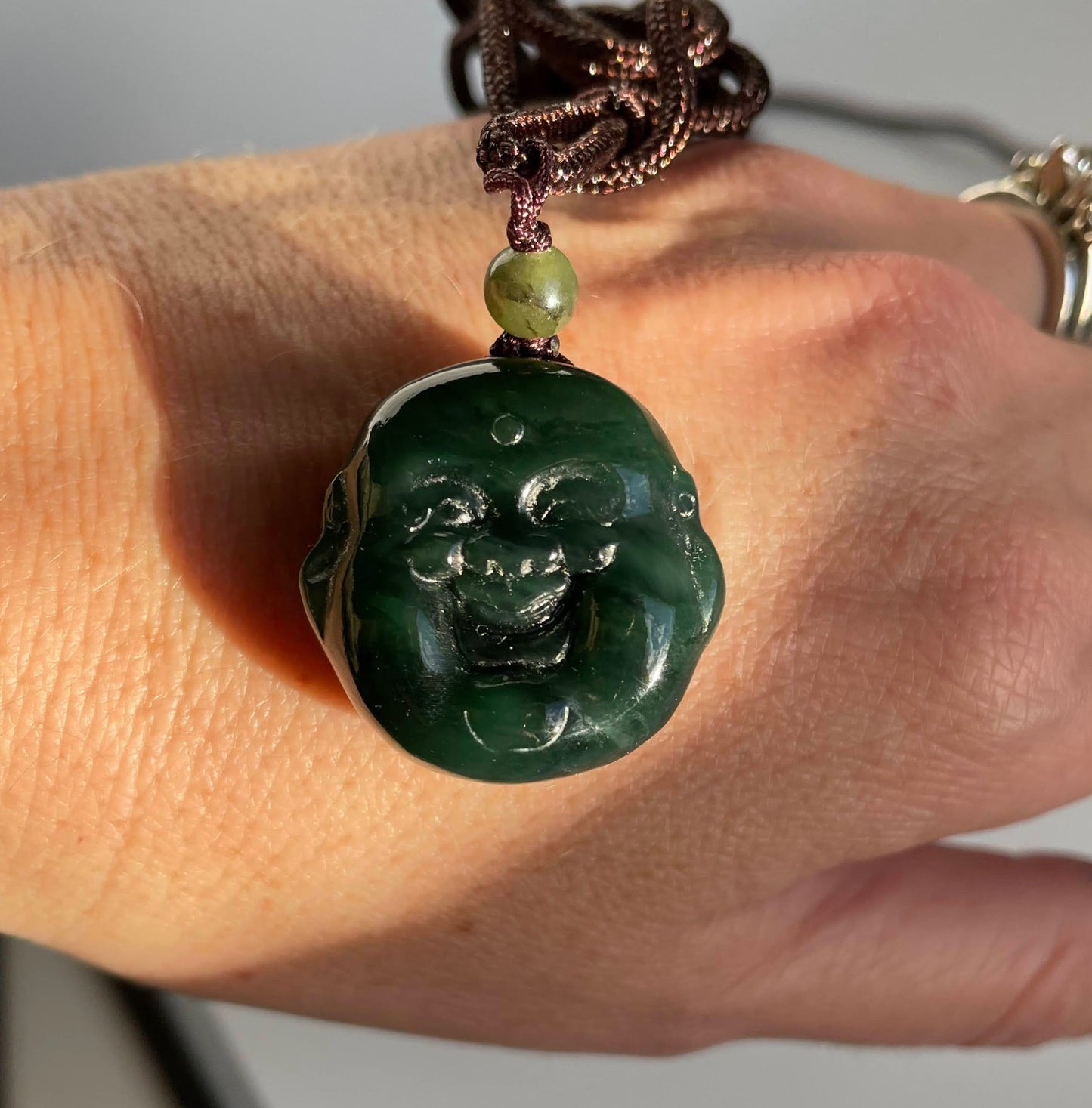 Happy Buddha Head Pendant