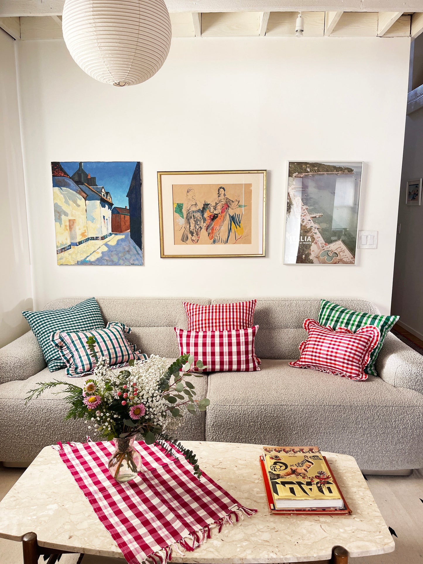 Abigail Plaid Rectangle Pillow