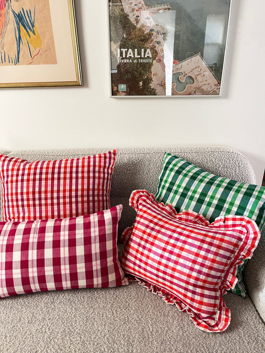 Abigail Plaid Rectangle Pillow