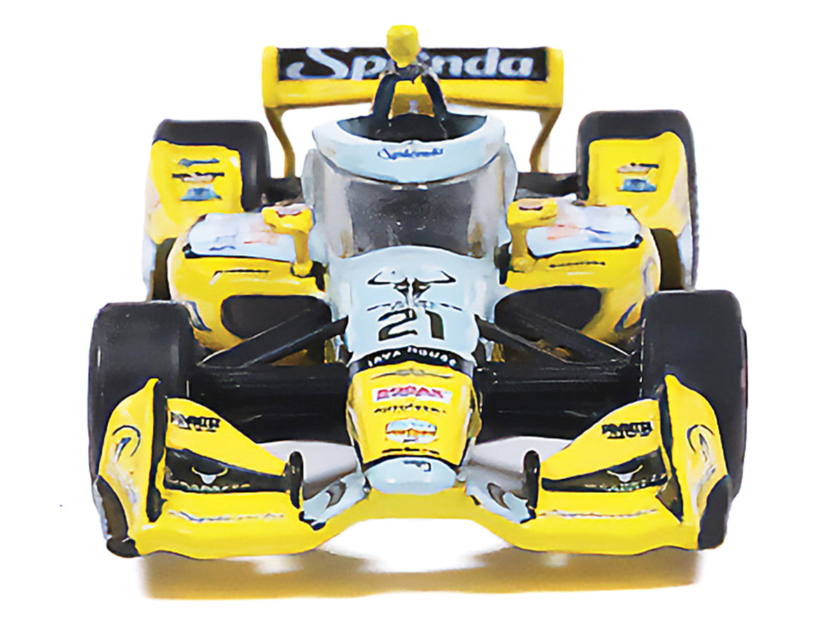 Dallara IndyCar #21 Christian Rasmussen "Splenda" Ed Carpenter Racing (Road Course Configuration) "NTT IndyCar Series" (2026) 1/64 Diecast Model by IXO Models