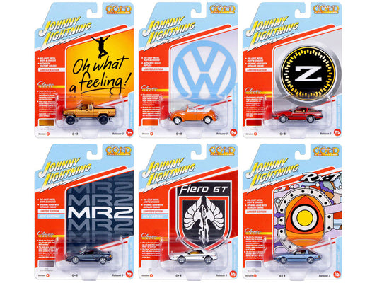 "Classic Gold Collection" 2026 Release 1 Set B of 6 Cars 1/64 Diecast Model Cars by Johnny Lightning