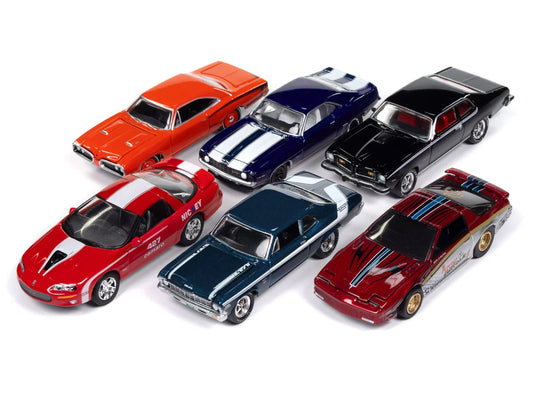 "Muscle Cars USA" 2025 Release 1 Set A of 6 pieces 1/64 Diecast Model Cars by Johnny Lightning