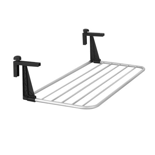 Portable Clothes Drying Rack Aluminum Towel Rack with Adjustable and Foldable Brackets