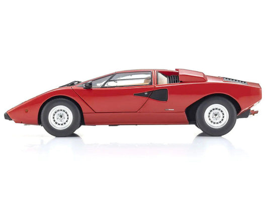 Lamborghini Countach LP 400 Red 1/18 Diecast Model Car by Kyosho