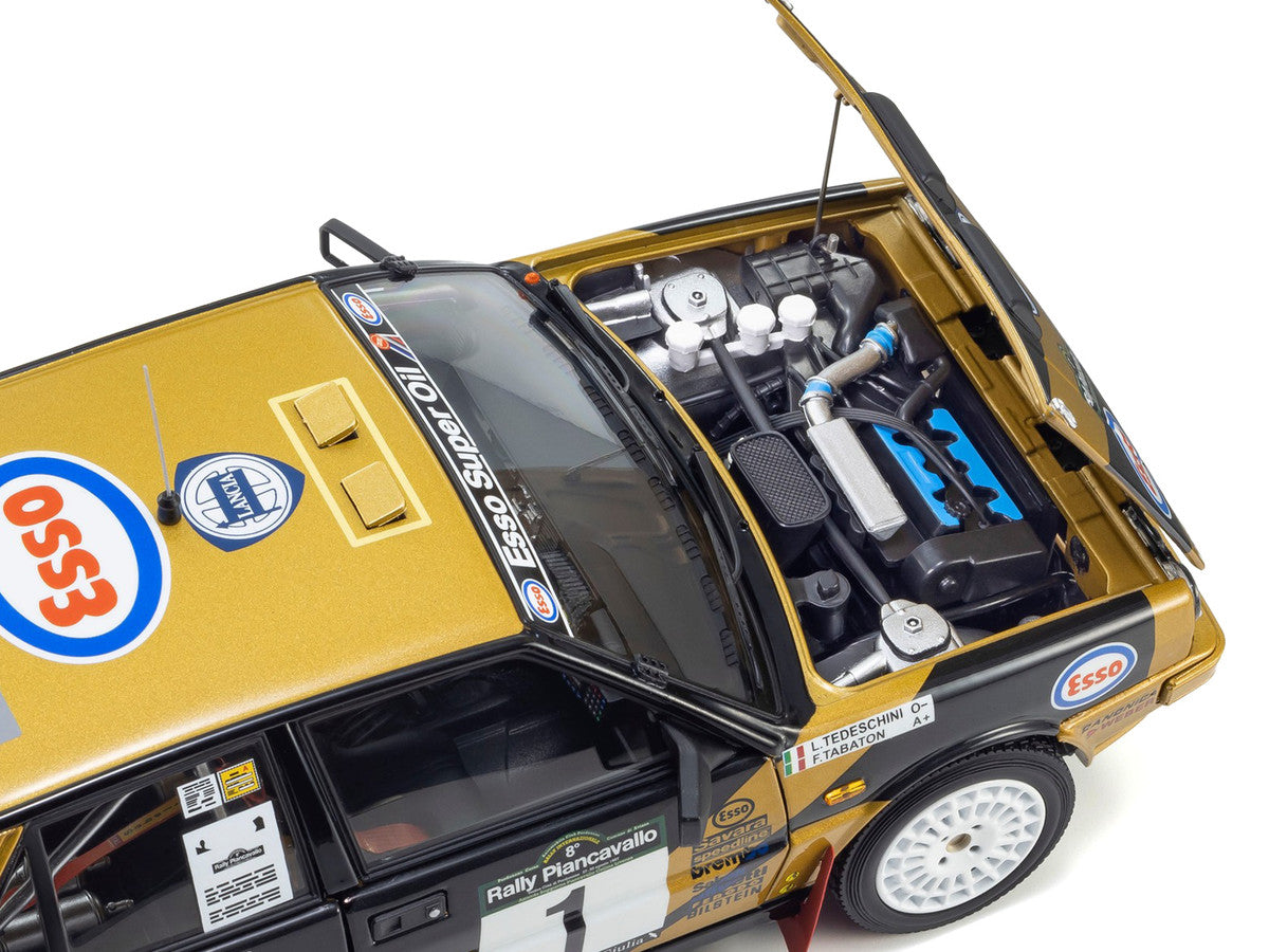 Lancia Delta HF 4WD #1 Fabrizio Tabaton - Luciano Tedeschini Winner "Rally Piancavallo" (1987) 1/18 Diecast Model Car by Kyosho