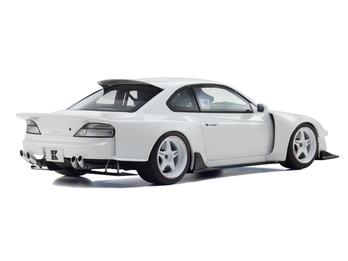 Nissan Silvia (S15) "Khyzyl Saleem" White 1/18 Model Car by Kyosho