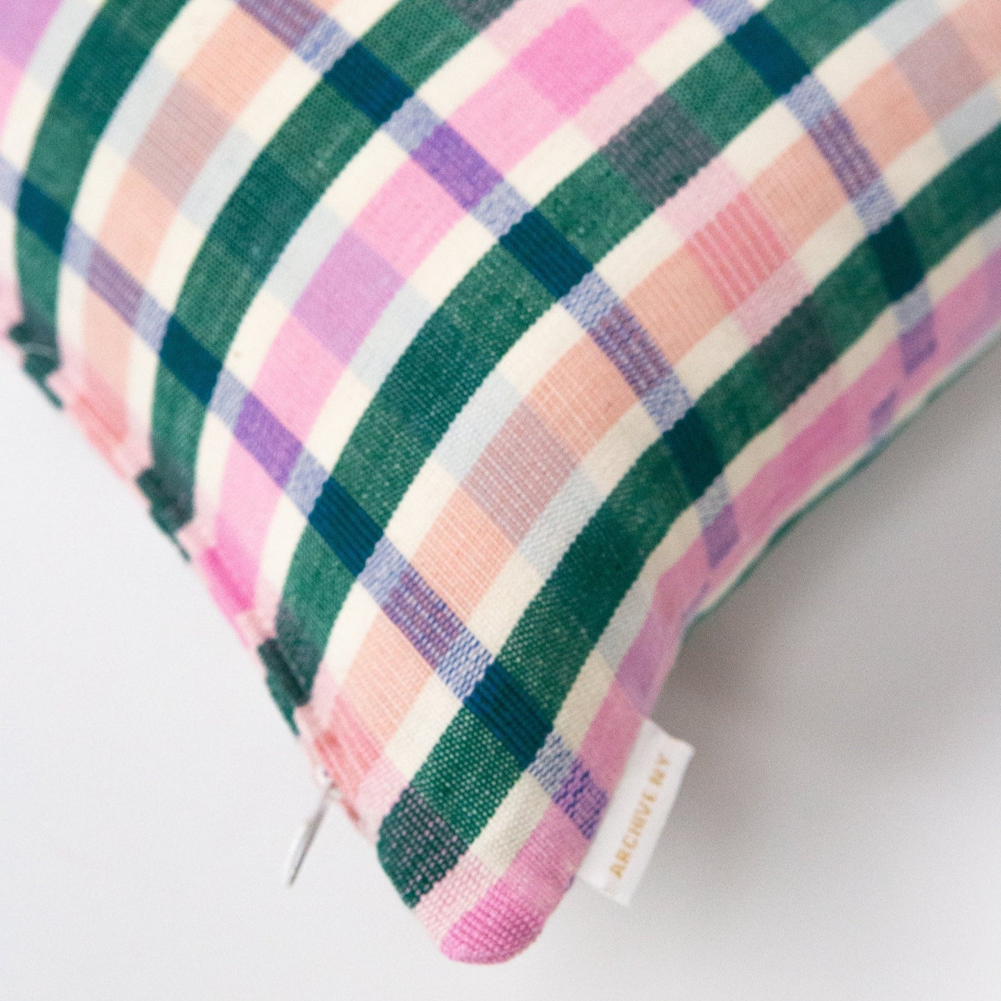 Lola Plaid Square Pillow
