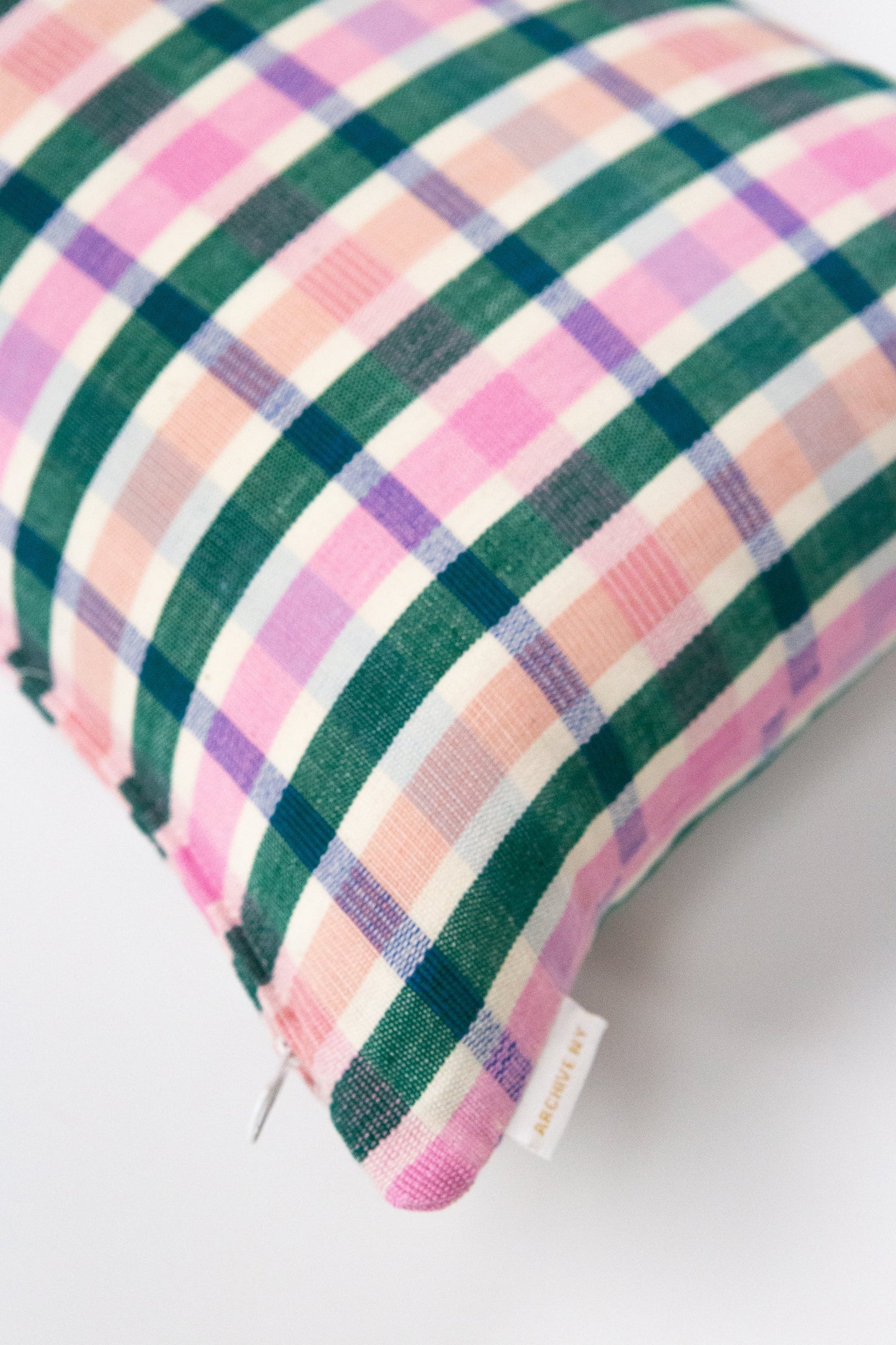 Lola Plaid Rectangle Pillow