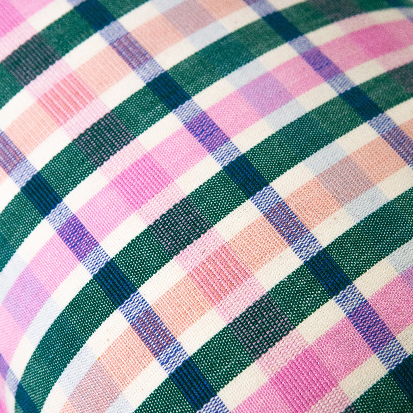 Lola Plaid Square Pillow