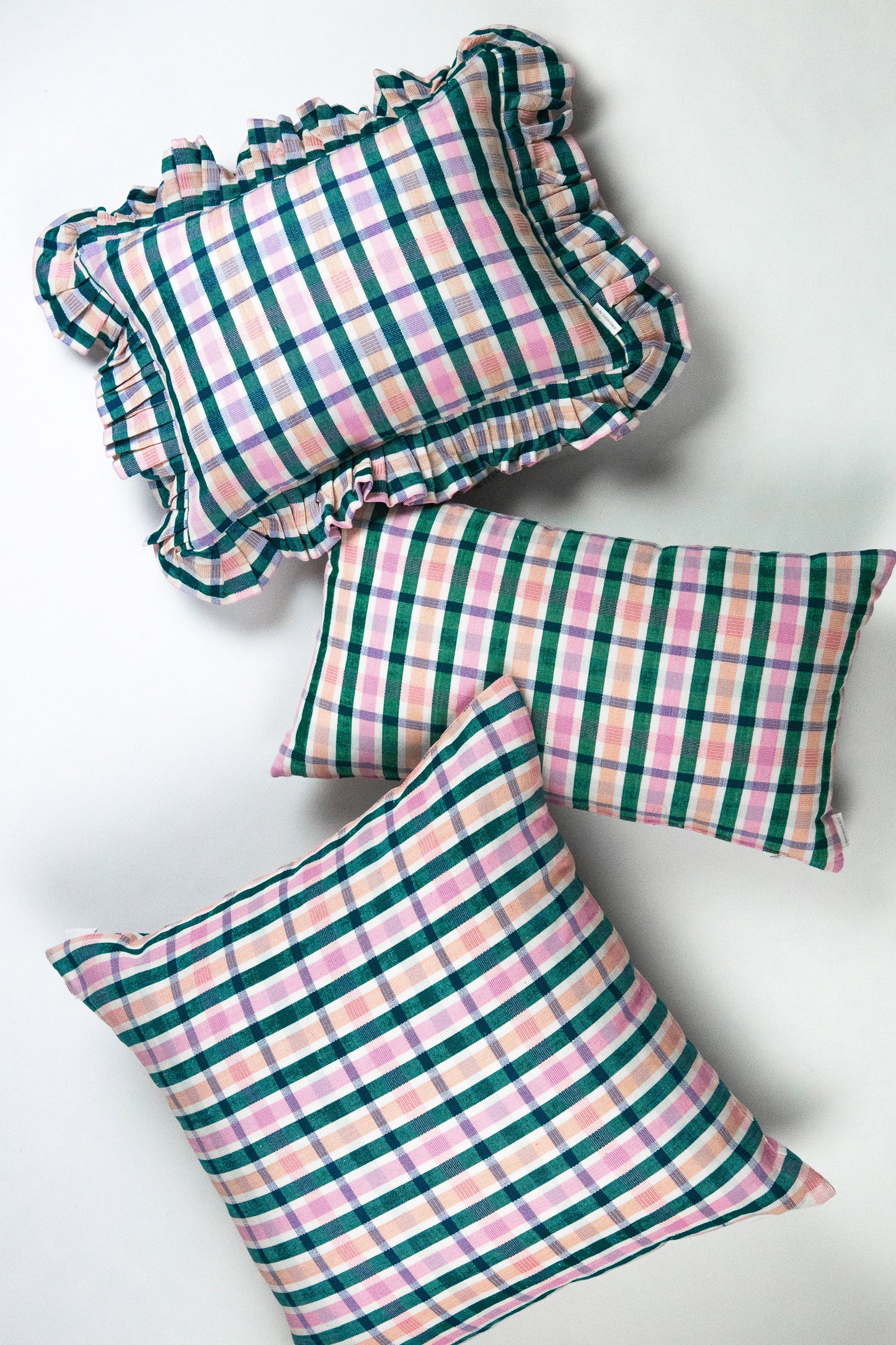 Lola Plaid Square Pillow