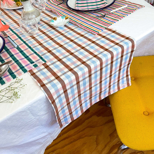 Louisa Plaid Runner