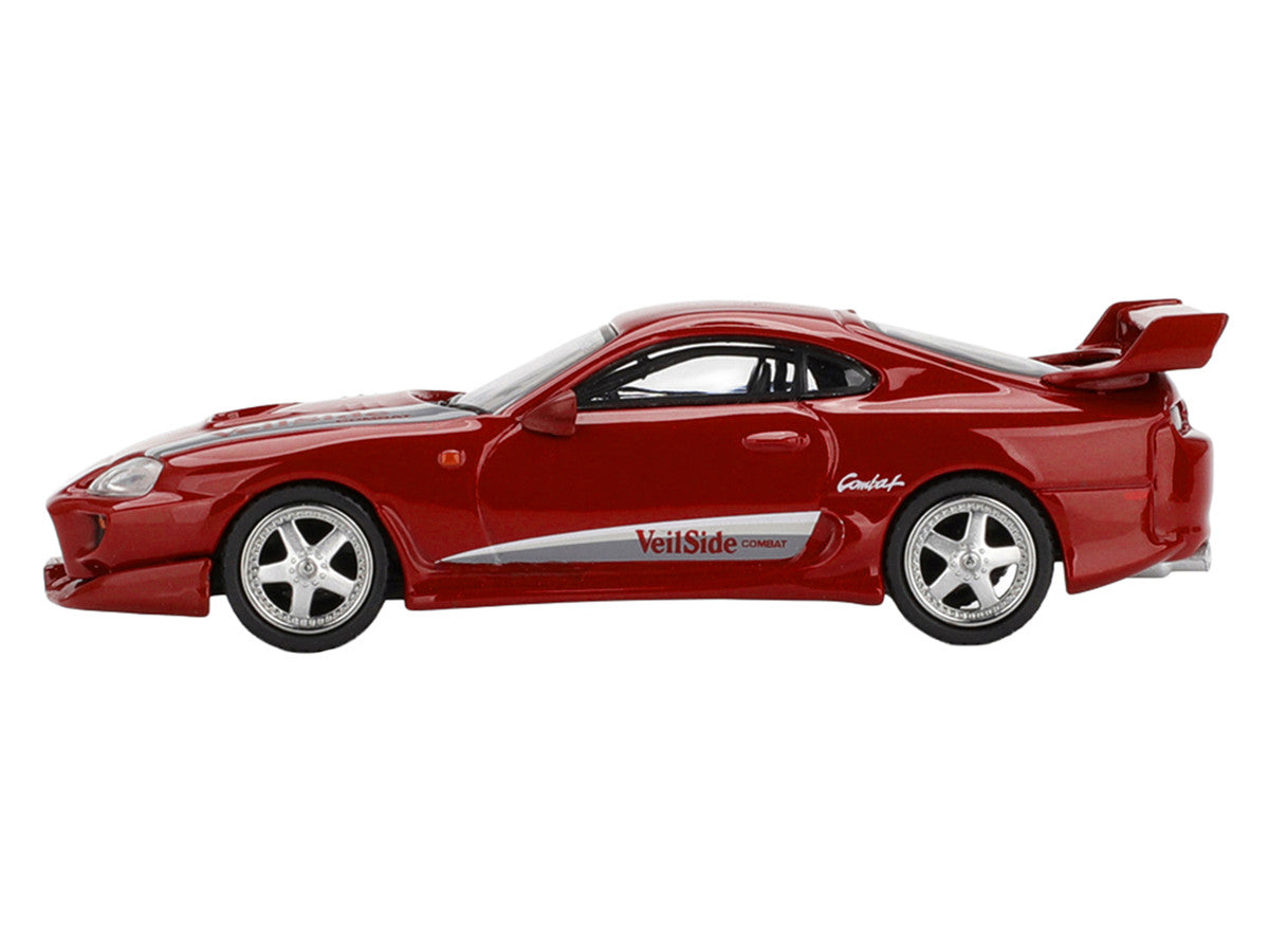 Toyota Supra "VeilSide Combat V-I" Red Limited Edition 1/64 Diecast Model Car by Mini GT
