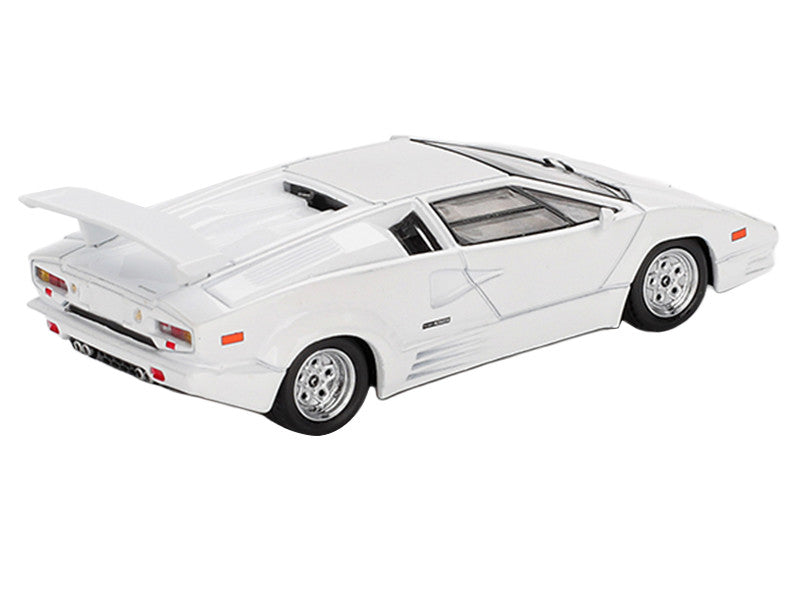 Lamborghini Countach "25th Anniversary" White Limited Edition 1/64 Diecast Model Car by Mini GT