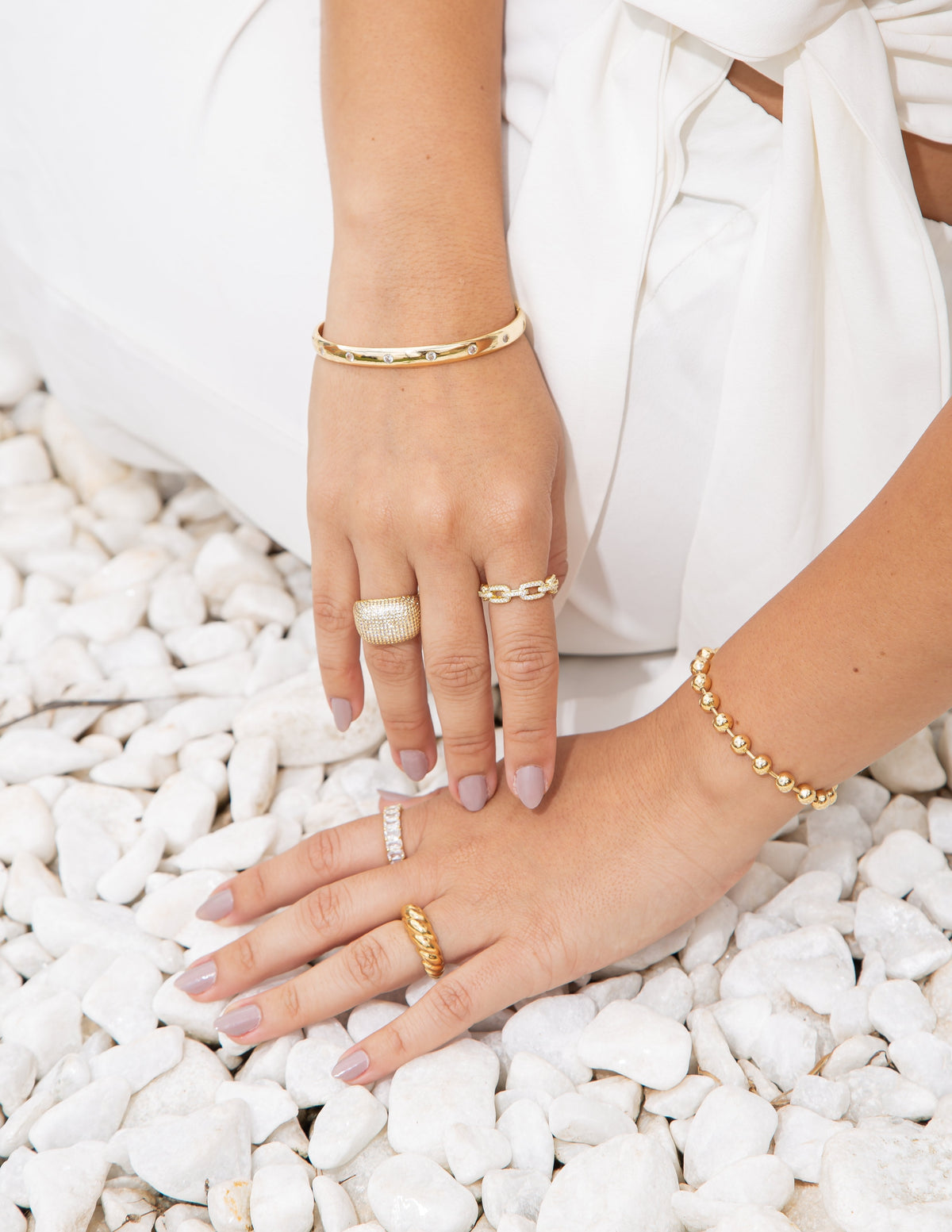 CZ Dome Ring (D124)