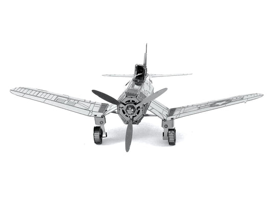 Model Kit Vought F4U Corsair Fighter Aircraft "United States Navy" (Moderate Difficulty) Steel Model by Metal Earth