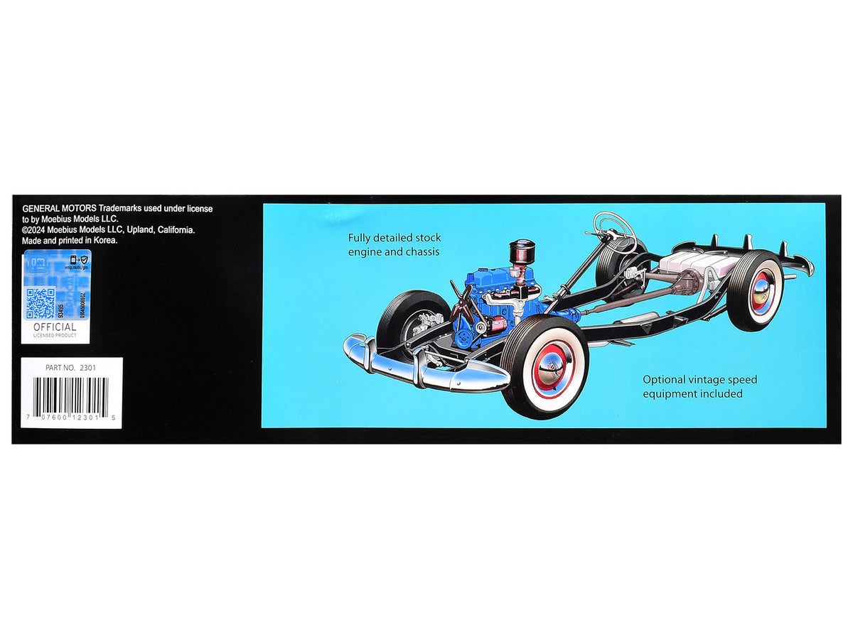 Skill 3 Model Kit 1947 Chevrolet Fleetmaster 3-in-1 Kit 1/25 Scale Model by Moebius