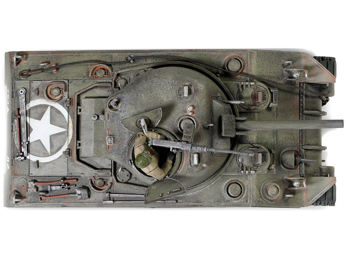 Sherman M4 (75) Medium Tank U.S. "753th Tank Battalion Gustav Line Italy" (1944) "Engine Plus" Series 1/32 Diecast Model by Metal Proud