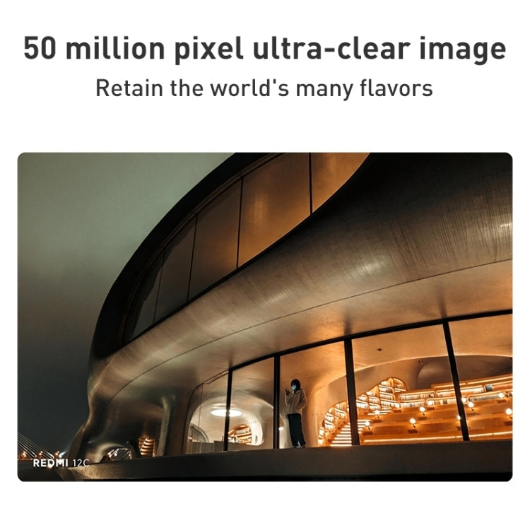 Xiaomi Redmi 12C, 50MP Camera, 6GB+128GB, 5000mAh Battery, Face Identification, 6.71 inch MIUI 13 MediaTek Helio G85 Octa Core up to 2.0GHz, Network: 4G, Dual SIM, Not Support Google Play(Blue)