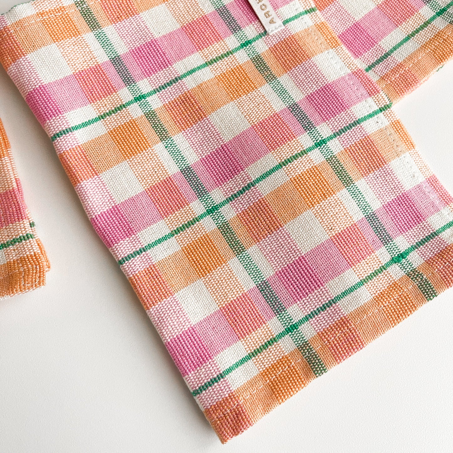 Marguerite Plaid Cocktail Napkin