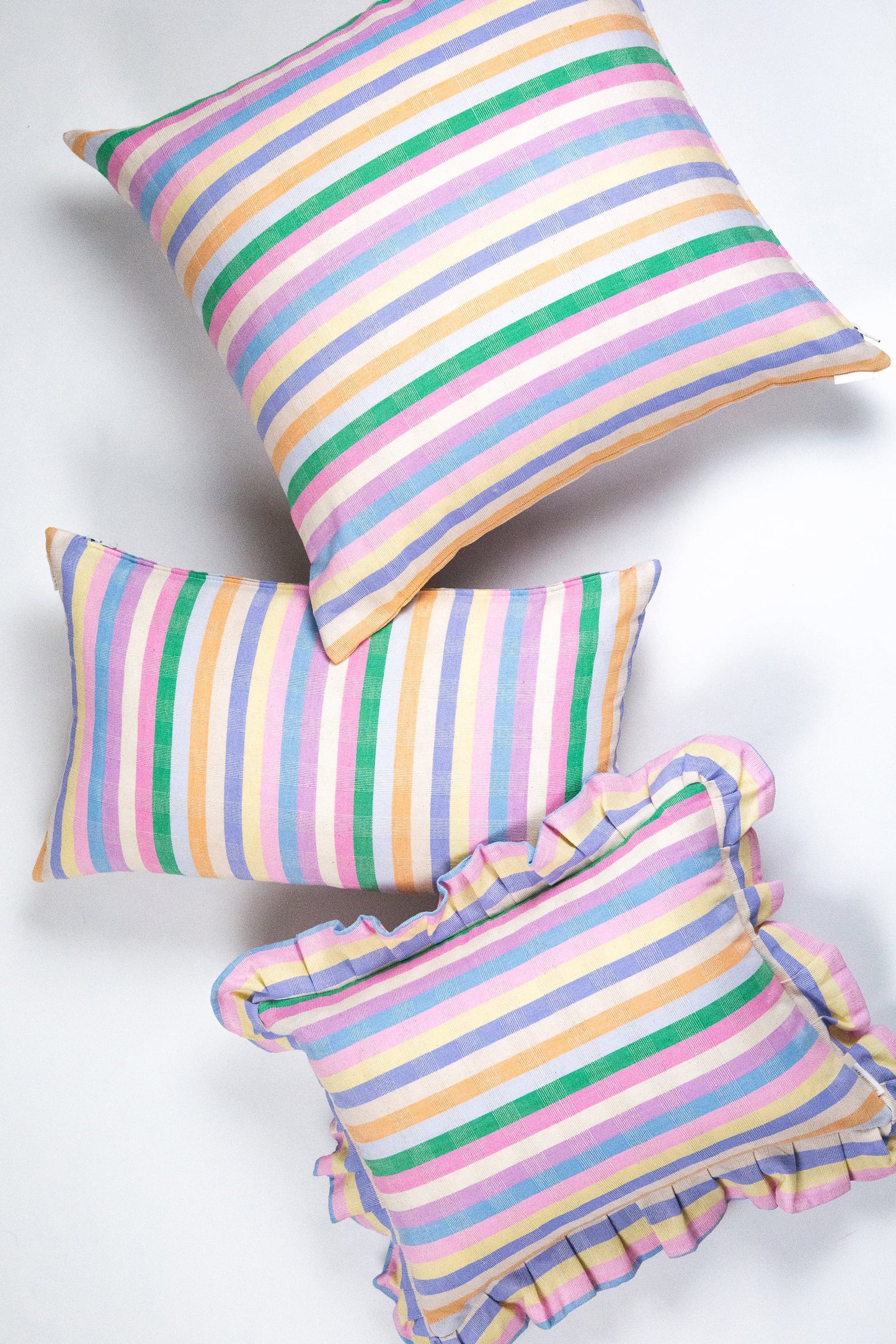 Maxine Rainbow Rectangle Pillow