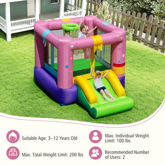 Inflatable Bounce House with Jumping Area for Indoor Outdoor Party