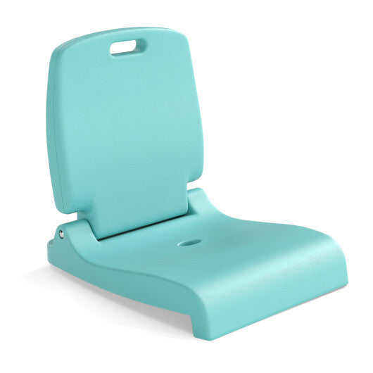 Foldable Outdoor Pool Chair with Handle and Back Support-Pink