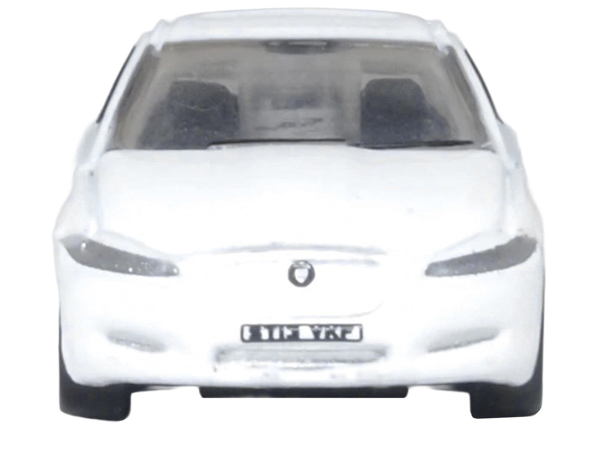 Jaguar XF RHD (Right Hand Drive) Polaris White 1/148 (N) Scale Diecast Model Car by Oxford Diecast