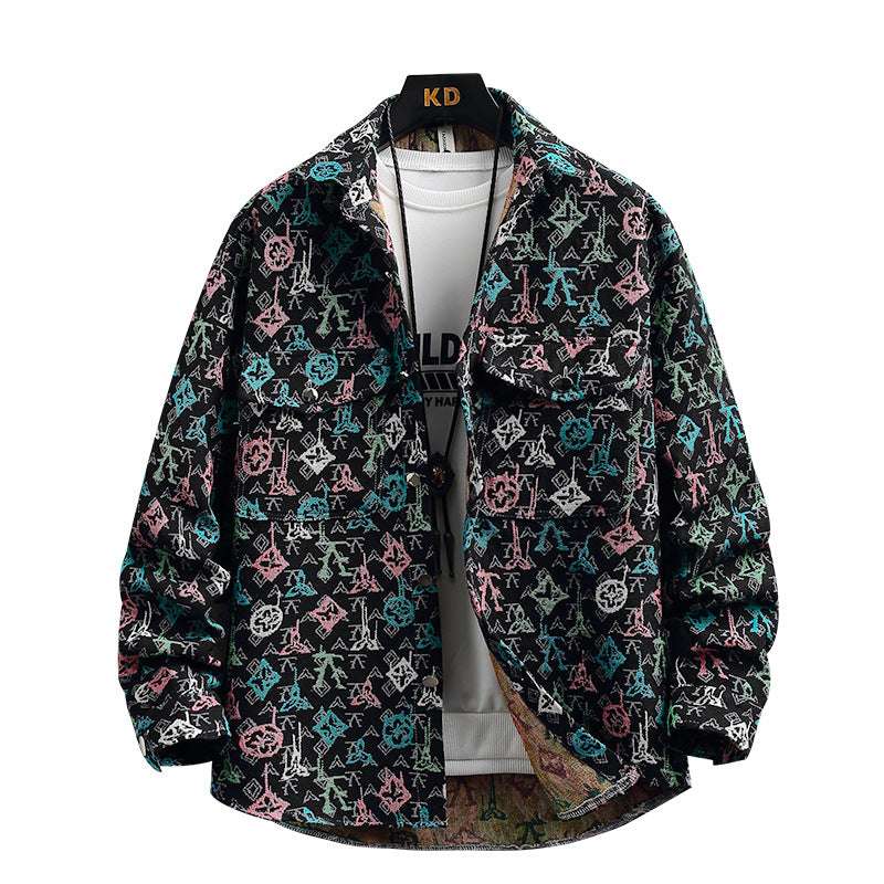 Personality Casual Lapel Shirt Coat