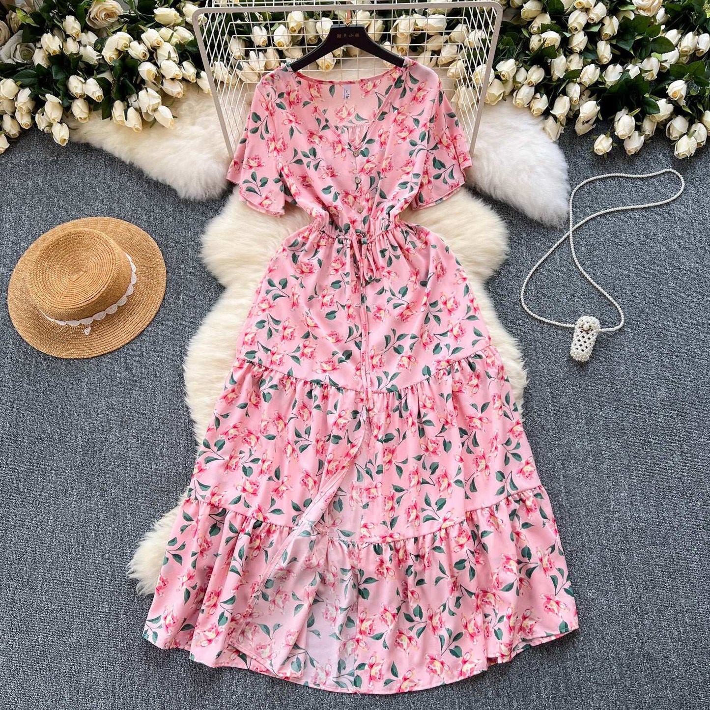 Fashion Retro Summer New Dress Women