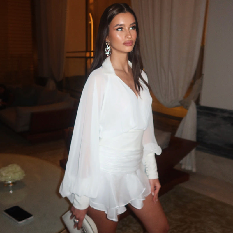 Women's Tube Top Off-shoulder Sleeveless Dress