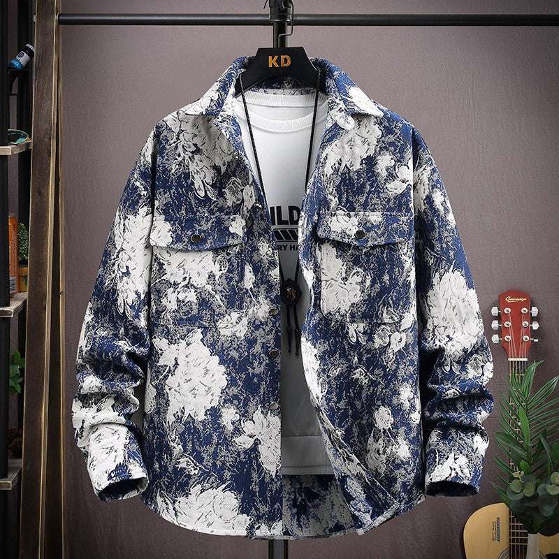 Personality Casual Lapel Shirt Coat
