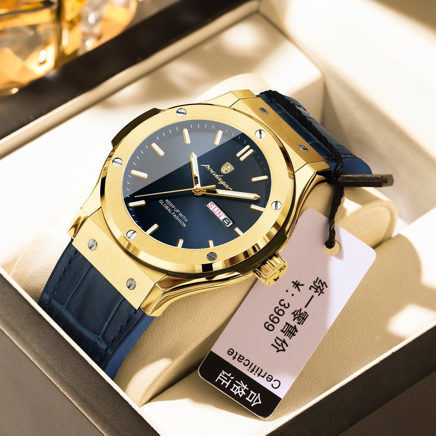 Men's Waterproof Luminous Quartz Watch