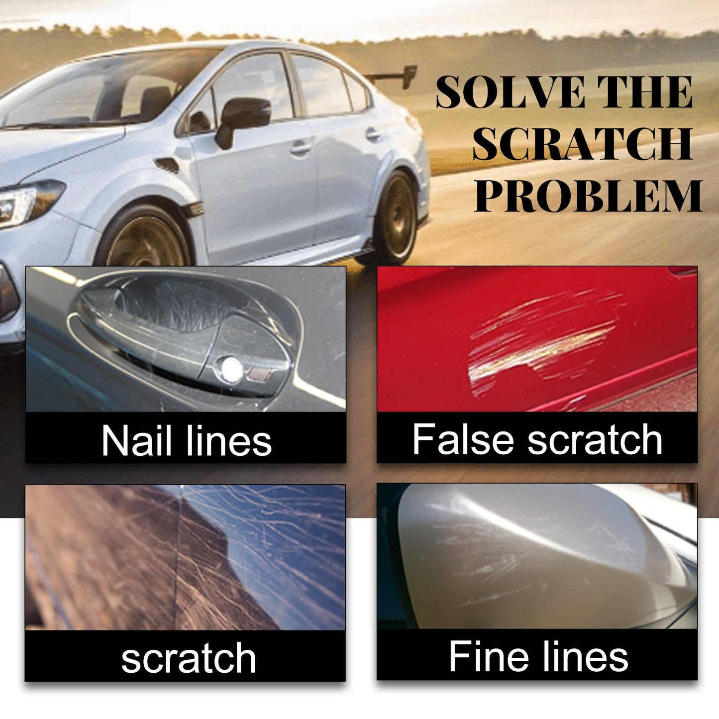 Portable Car Paint Care Scratch Polishing Repair Cream