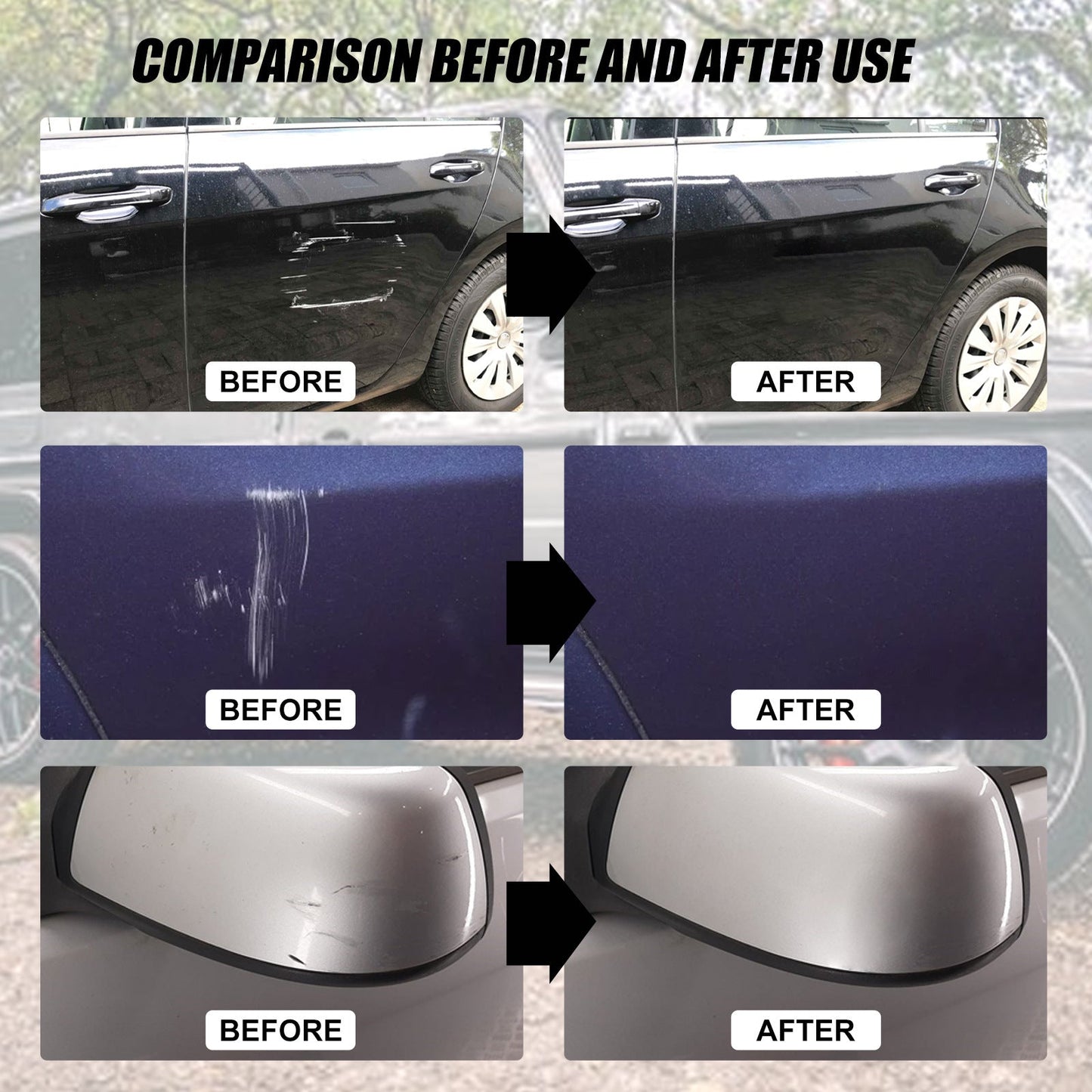 Portable Car Paint Care Scratch Polishing Repair Cream